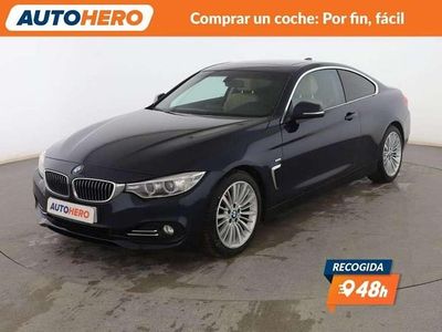 Usado BMW 420 Sport Line 185 HP (136 kW) 2014 Azul Coupé