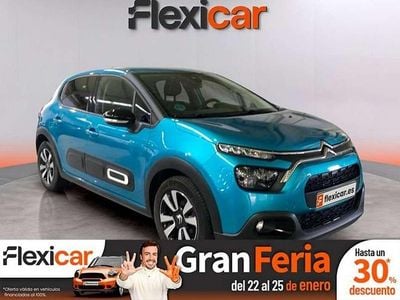Azul Usado 2024 Citroën C3 PureTech Berlina | 12.490 € (Precio justo)