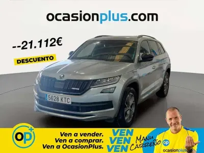 Usado Skoda Kodiaq SportLine 150 CV (110 kW) 2019 Gris SUV