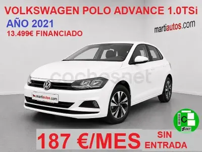 Usado VW Polo Advance 95 CV (69 kW) 2021 Blanco Utilitario
