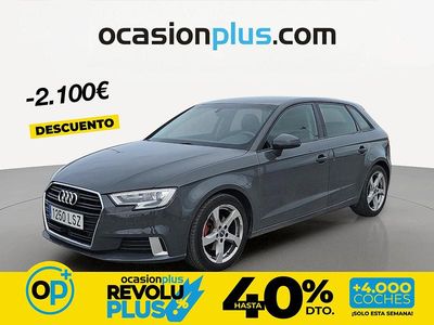 Usado Audi A3 Sport 150 CV (110 kW) 2018 Gris Berlina