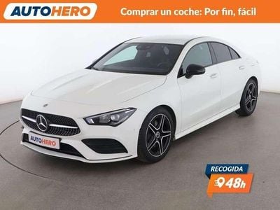 Usado Mercedes CLA200 AMG line 163 CV (119 kW) 2020 Blanco Coupe