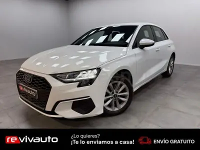 Usado Audi A3 116 CV (85 kW) 2021 Blanco Berlina