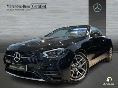 Usado Mercedes E220 194 CV (142 kW) 2021 Negro Descapotable