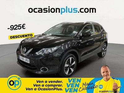 Usado Nissan Qashqai N-Connecta 110 CV (80 kW) 2016 Negro SUV