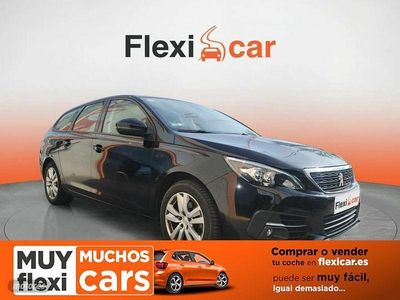Usado Peugeot 308 SW Active 130 CV (95 kW) 2020 Negro Familiar