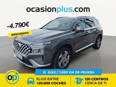 Usado Hyundai Santa Fe 200 CV (147 kW) 2021 Gris SUV