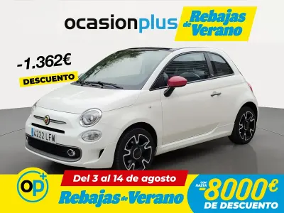 Usado Fiat 500 S 69 CV (50 kW) 2020 Blanco Descapotable