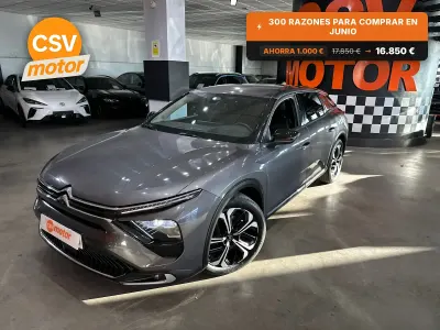 Usado Citroën C5 X PureTech 181 CV (133 kW) 2022 Gris / plata Familiar