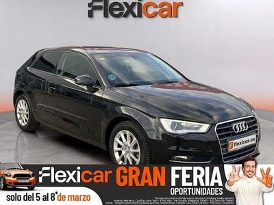 Usado Audi A3 Ambiente 110 CV (80 kW) 2014 Negro Utilitario