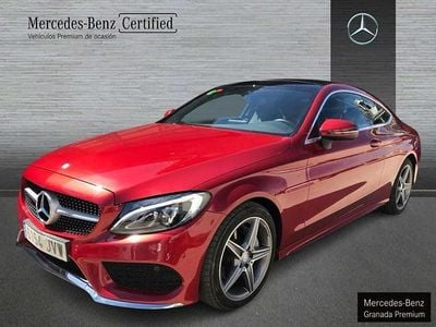 Käytetty Mercedes C220 170 HP (125 kW) 2016 Punainen Coupe - kaksiovinen