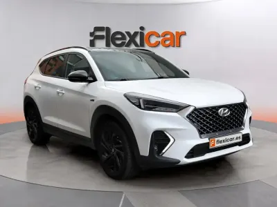 Usado Hyundai Tucson N Line 136 CV (100 kW) 2020 Blanco SUV