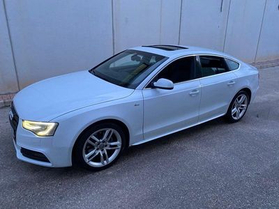 Usado Audi A5 Sportback S-Line 177 CV (130 kW) 2013 Blanco Utilitario