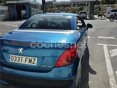 Usado Peugeot 207 CC 120 CV (88 kW) 2007 Azul Descapotable