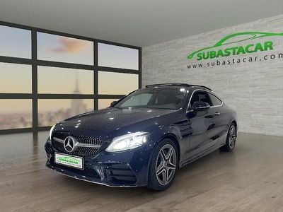 Usado Mercedes C200 183 CV (134 kW) 2021 Azul Coupe