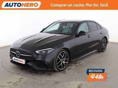Usado Mercedes C200 AMG line 204 CV (150 kW) 2023 Gris / plata Berlina