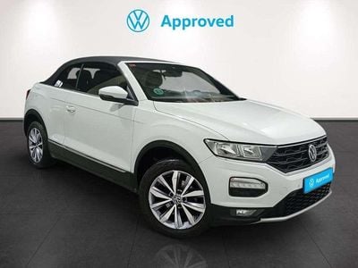 Usado VW T-Roc Cabriolet Style 110 CV (80 kW) 2021 Blanco Descapotable
