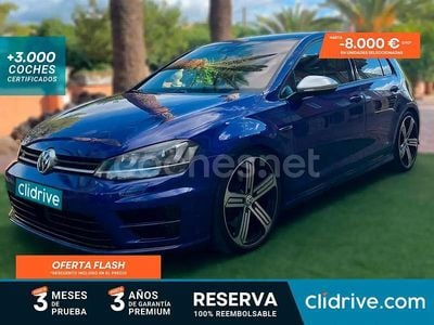 Azul Usado 2014 VW Golf R Berlina | 20.890 € (Precio justo)