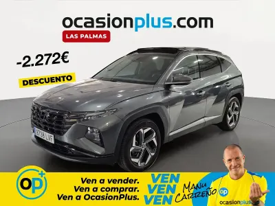 Usado Hyundai Tucson 265 CV (194 kW) 2021 Gris / plata SUV