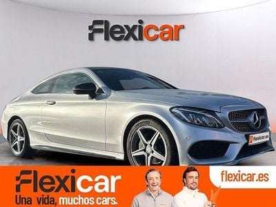 Gris Usado 2016 Mercedes C220 AMG line Coupe | 24.990 € (Un poco caro)