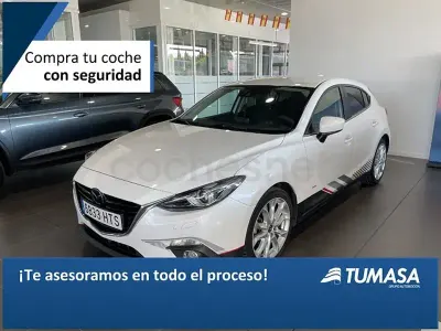 Usado Mazda 3 Luxury 120 CV (88 kW) 2013 Blanco Berlina