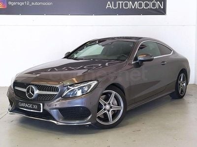 Usado Mercedes C300 AMG line 245 CV (180 kW) 2016 Gris / plata Coupe