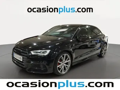 Usado Audi A3 S-Line 150 CV (110 kW) 2018 Negro Berlina