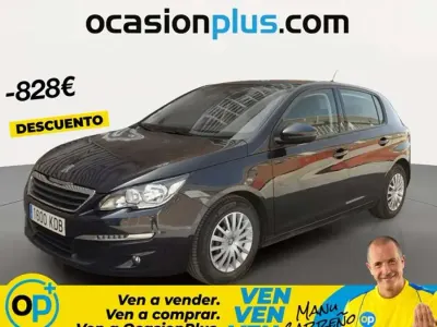 Usado Peugeot 308 Business-Line 120 CV (88 kW) 2017 Azul Utilitario