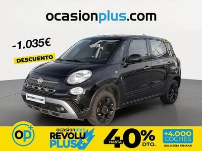 Usado Fiat 500L Cross 95 CV (69 kW) 2021 Negro Monovolumen