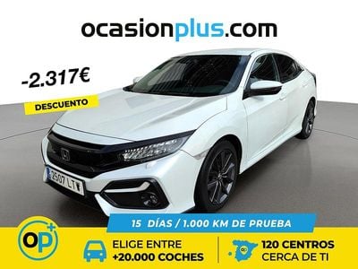 Blanco Usado 2021 Honda Civic Elegance Berlina | 22.190 € (Precio justo)