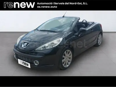 Usado Peugeot 207 CC Sport 110 CV (80 kW) 2007 Negro Descapotable