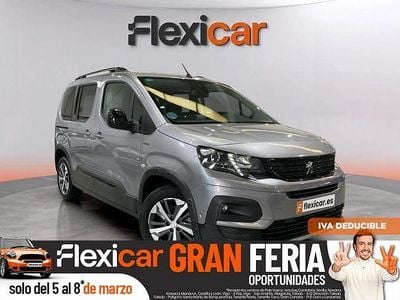 Usado Peugeot Rifter GT-line 130 CV (95 kW) 2019 Gris / plata Monovolumen
