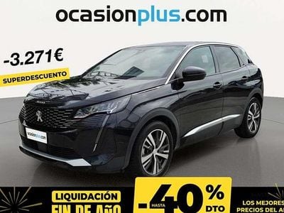 Negro Usado 2023 Peugeot 3008 Allure Monovolumen | 20.719 € (Precio justo)