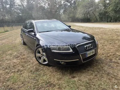 Usado Audi A6 S-Line 180 CV (132 kW) 2008 Negro Familiar