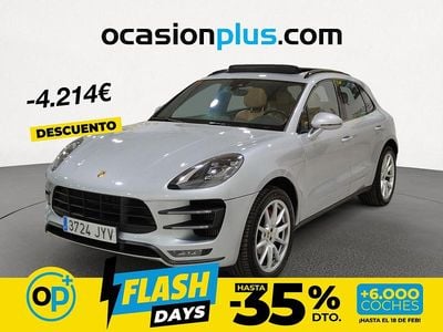 Usado Porsche Macan Turbo 400 CV (294 kW) 2017 Gris plata SUV