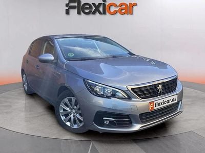Usado Peugeot 308 Style 131 CV (96 kW) 2020 Gris Utilitario