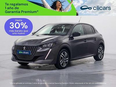 Usado Peugeot 208 Allure 102 CV (75 kW) 2022 Gris Utilitario