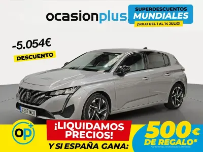 Usado Peugeot 308 Allure 130 CV (95 kW) 2022 Gris Berlina