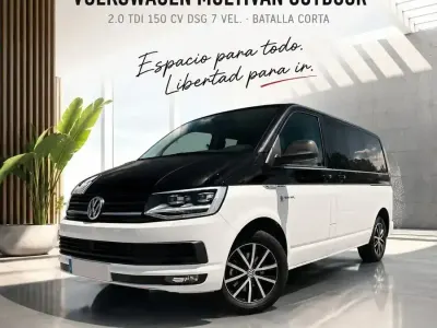Usado VW Multivan 150 CV (110 kW) 2018 Blanco Monovolumen