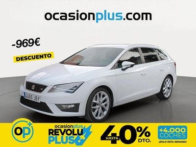 Usado Seat Leon FR 180 CV (132 kW) 2014 Blanco Familiar
