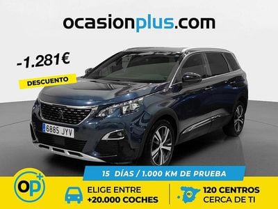 Azul Usado 2017 Peugeot 5008 GT-line Recogida | 17.300 € (Precio justo)