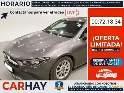 Usado Mercedes CLA200 Business 150 CV (110 kW) 2021 Gris Coupe