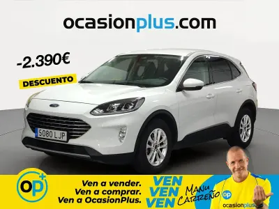 Usado Ford Kuga Titanium 120 CV (88 kW) 2020 Blanco SUV