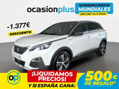 Usado Peugeot 3008 GT-line 130 CV (95 kW) 2018 Blanco SUV