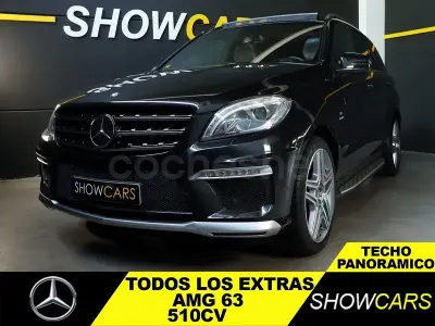 Usado Mercedes ML63 AMG AMG 525 CV (386 kW) 2014 Negro SUV
