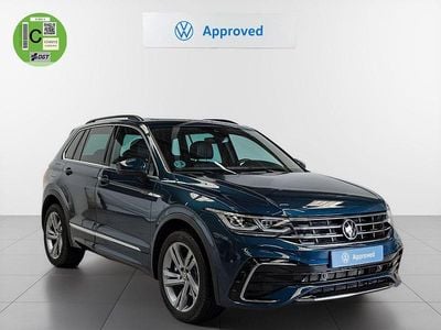 Azul Usado 2021 VW Tiguan R-line SUV | 29.990 € (Precio justo)