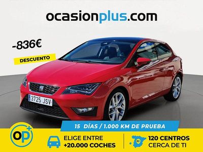 Usado Seat Leon FR 150 CV (110 kW) 2016 Rojo Utilitario