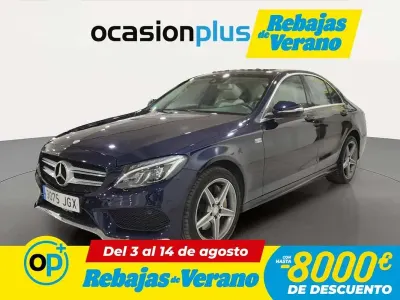 Usado Mercedes C250 204 CV (150 kW) 2015 Azul Berlina