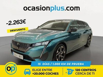 Usado Peugeot 308 Allure 130 CV (95 kW) 2024 Azul Familiar