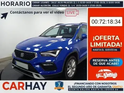 Usado Seat Ateca Style 150 CV (110 kW) 2020 Azul SUV